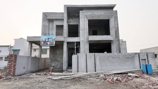 Well-Constructed Grey Structure House Available For Sale In Bankers Avenue Cooperative Housing Society