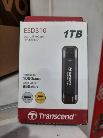 1TB External SSD Transcend