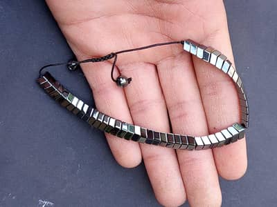 New trading Black & golden curve bracelet.