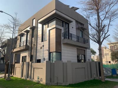Solar Installed Corner 5.5 Marla Semi Furnished Brand New House Available For Sale in DHA 9 Town