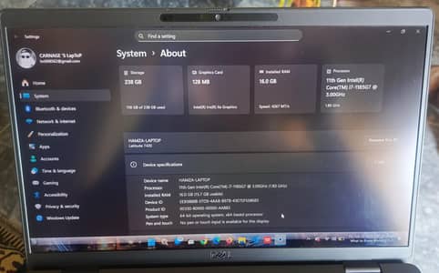 Dell Latitude 7420 – Core i7 11th Gen – 16GB RAM – Excellent Condition