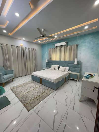 10 Marla Fully Furnished Ground Portion Available For Rent In Faisal Town F-18 Islamabad