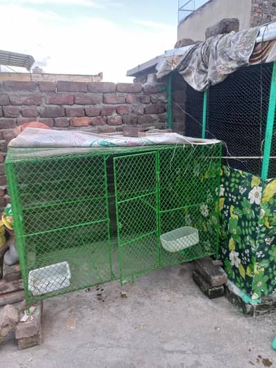 Almost new handmade cage Cage Width 35 Length 48 Height 30