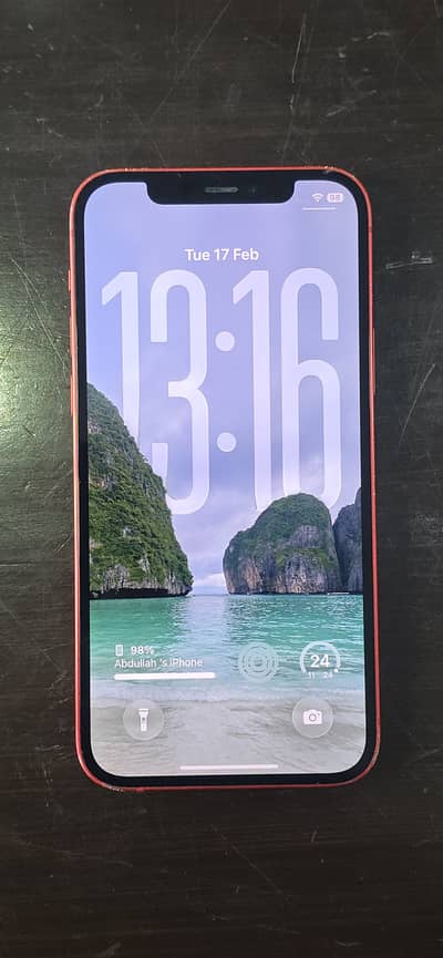 iPhone 12 128GB (Product Red) - PTA Approved - First Owner - With Box