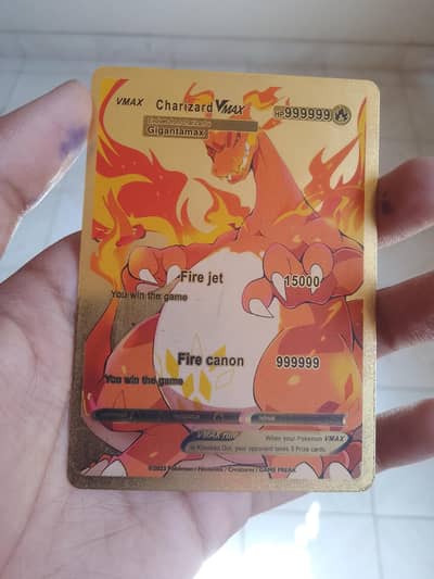 Pokemon Chizard (vmax golden card)