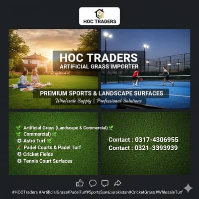 Sports flooring - Artifical grass - Astro Turf - Grass - Padel courts