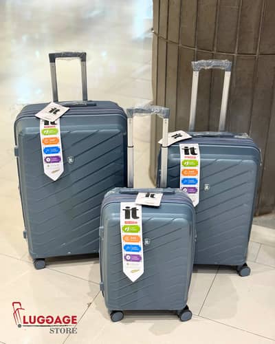 IT Imported Polypropylene Luggage Set – Lightweight, Unbreakable,