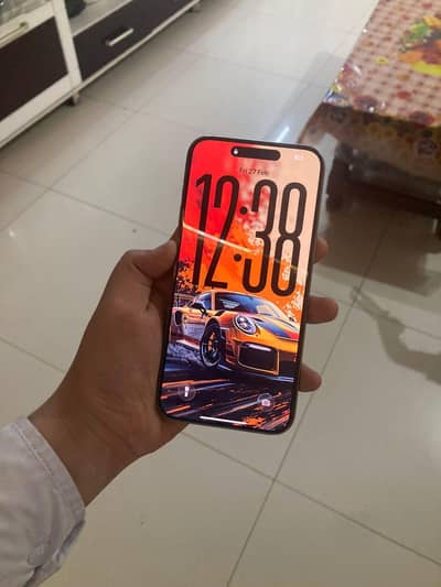 15 pro max natural colour 256gb non JV complete box