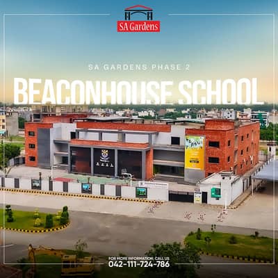 3 Marla Facing Park House For Sale In SA Garden Phase 2 Shoaib block