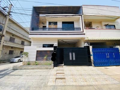 5 Marla Corner Modern Brand New Luxury House For Sale In Johar Town Near Canal.