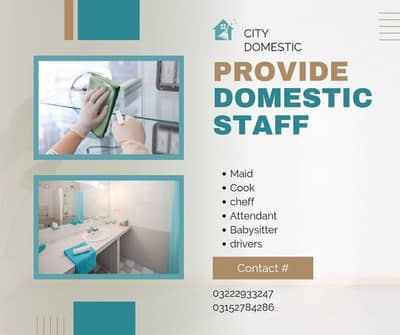 provide maids, babysitter,cook, nursing staff,attendant,drivers