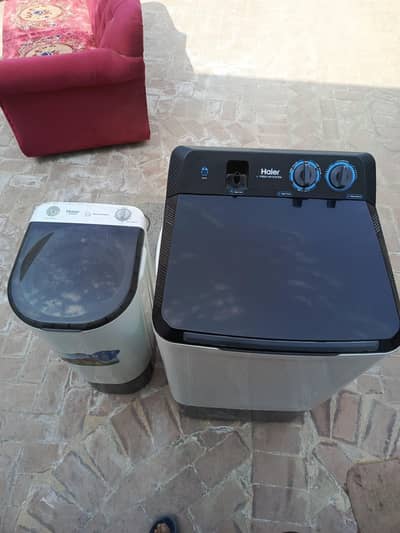 HWM130-1217 WB HAIER WASHING MACHINE and haier dryer  HWS60-50