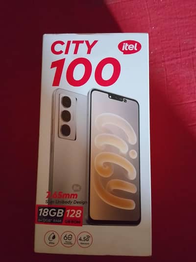open box mobile  itel city 100
