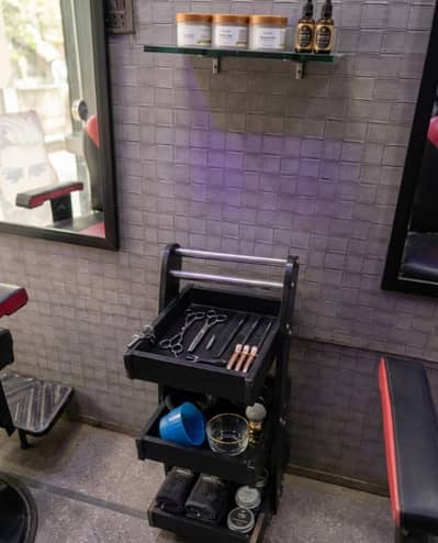 Complete Professional Barber Shop Furniture & Setup for Sale