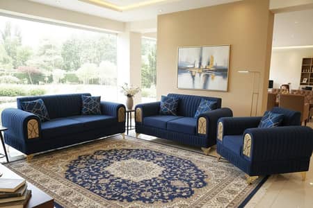 6 Seater Luxury Molty Foam Sofa Set  | Brand New | 10 Years Warranty