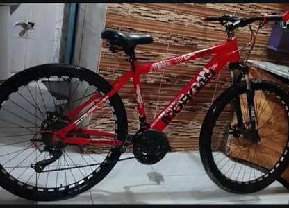 bicycle imported full size 26 inch original gears only 6 months used