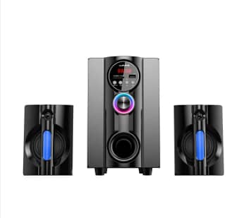 AQUA - 2.1 Speaker System with Bluetooth, USB & Remote Control