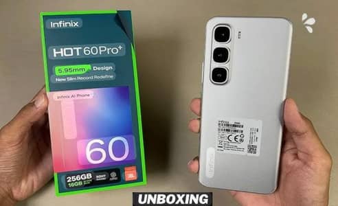 Infinix hot 60 pro plus  10 by 10 condition 5160 mah
