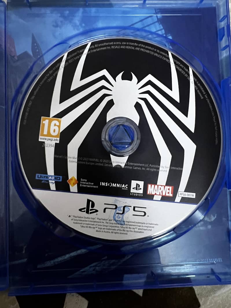 Spider man 2 PS5 disc - Mint condition 1