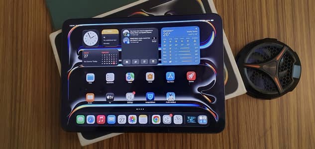 Ipad pro 2024 m4 chip 10/10 condition 256 gb officiall warranty