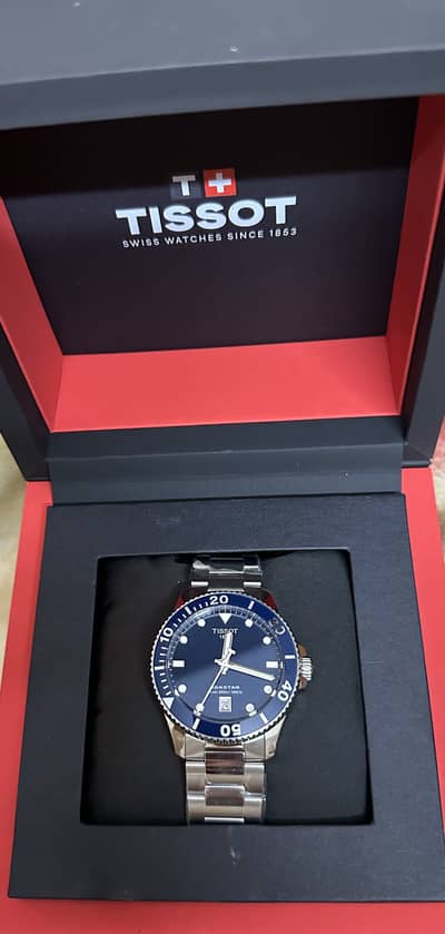 Tissot Seastar sapphire crystal stainless steel