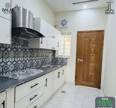 4 Marla brand new lower portion available for rent in palm villas Lahore