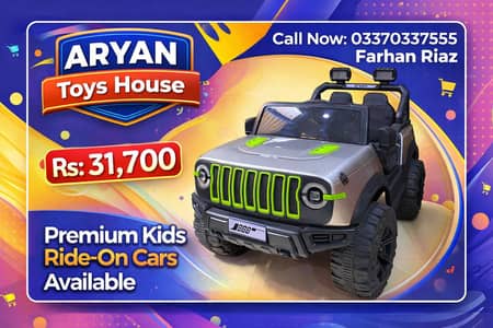 kids car and Jeep rechargeable remote control big size imported