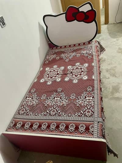 Baby Bed for sale With Mattress, side table, Almari
