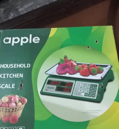 Apple household kitchen scale