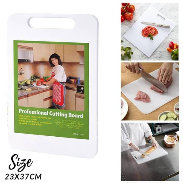 Cutting Board Plastic Food Grade Thickened Household Kitchen Plastic Chopping Board perfect for cutting fruits vegetables Meat