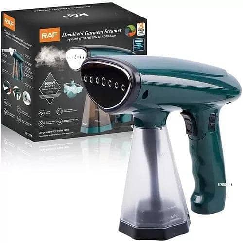 RAF R1277 Handheld Garment Steamer 1600W – Portable Clothes Steamer for Home and Travel