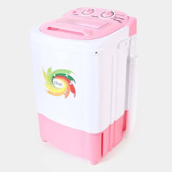 GNE Baby Washer & Spinner GNW-92020 | Mini Portable Baby Washing Machine | 2-in-1 Washer & Spin Dryer | Compact Automatic Baby Clothes Washer | Water & Energy Saving | Ideal for Newborn Laundry | Travel & Small Apartment Washing Machine
