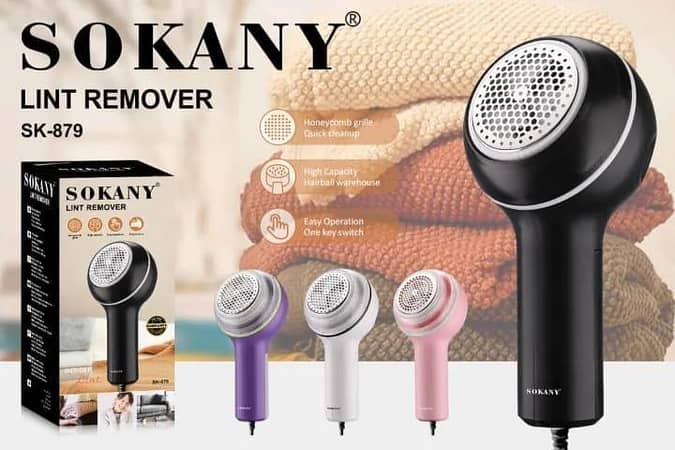 Sokany Electric Lint Remover Fabric Shaver for Clothes & Upholstery
