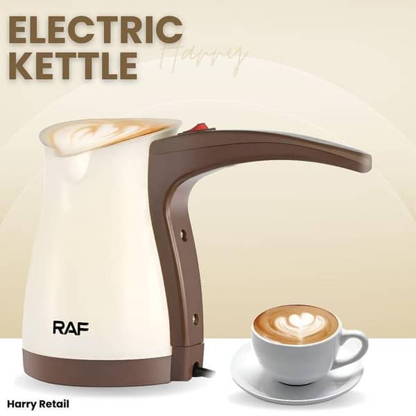 Electric Kettle, Coffee Maker, and Tea Kettle in One - Stainless Steel, New Generation Appliances