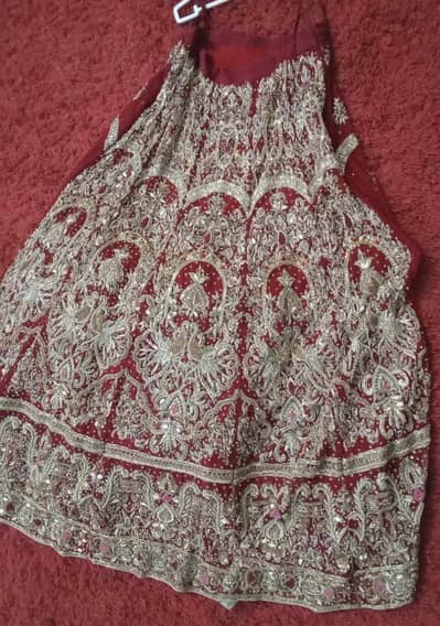 Bridal walima and mehndi dress