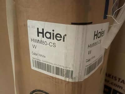 Unpacked Haeir HWM 80-1269Y  Washing machine and dryer