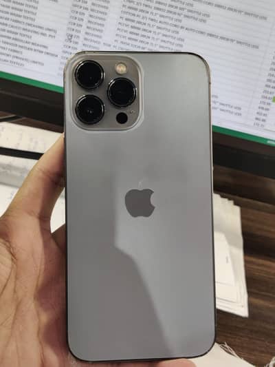 Iphone 13 pro max physical Double PTA approved 256/GB 89% Battery Box