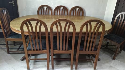 Dinning Table With 8 Chairs