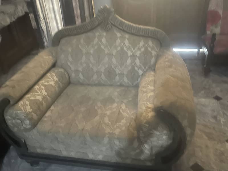 Pure wood sofa set 2