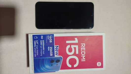 Redmi 15C Non PTA 8+8 GB RAM 256 GB Memory with Original box.