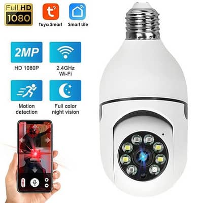 WIFI PTZ Bulb Camera v380 pro Camera ptz bulb cctv security cameras