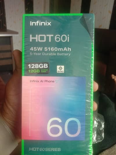 Infinix Hot60i 6Gb Ram  128 GB