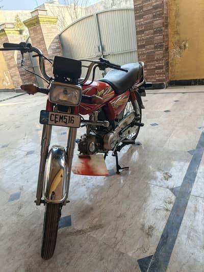 Union star 70 Cc  2022 model  Islamabad Number
