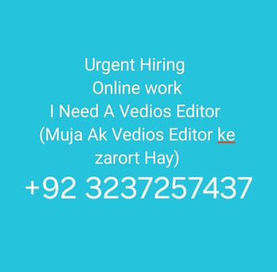 i need a vedios  editor