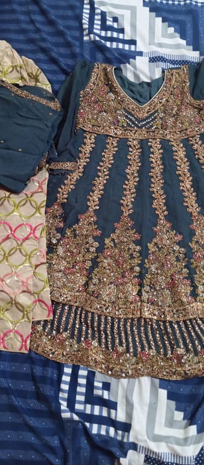 fancy frock with trouser nd dubata