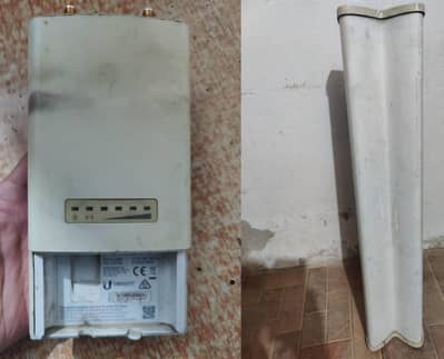 UBNT Rocket M2 with Sector Antenna 120 Degree