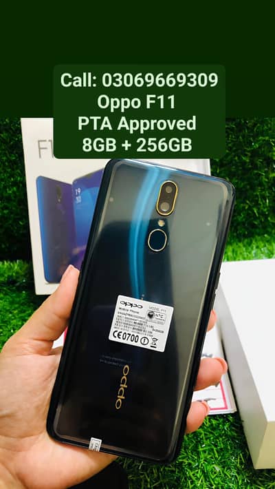 Free Delivery Oppo F11 PTA Approved 8GB + 256GB VIP Backup & Warranty