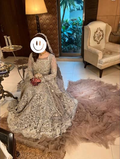 Republic Walima Bridal Dress Frill Tail