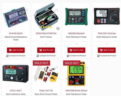 Digital Earth Tester | Ground Resistance Meter Pakistan