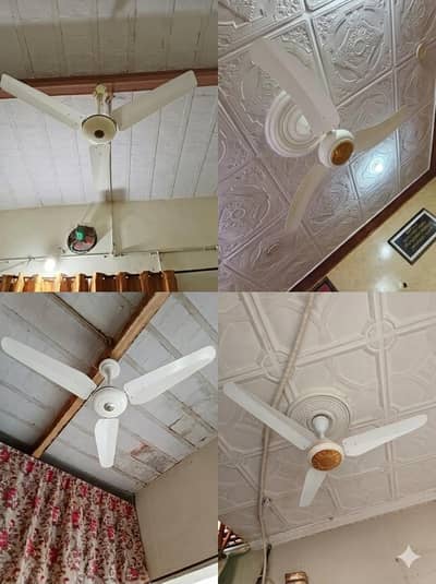4 ceiling Fans AC 56'' for sale 100% copper